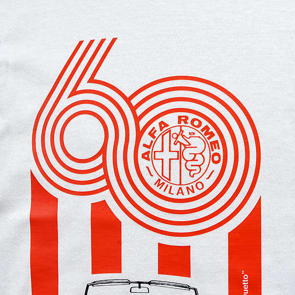 Official Alfa Romeo Spider 60th Anniversary T-Shirt (1966)