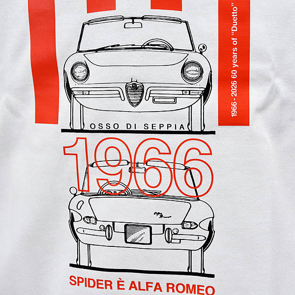 Official Alfa Romeo Spider 60th Anniversary T-Shirt (1966)