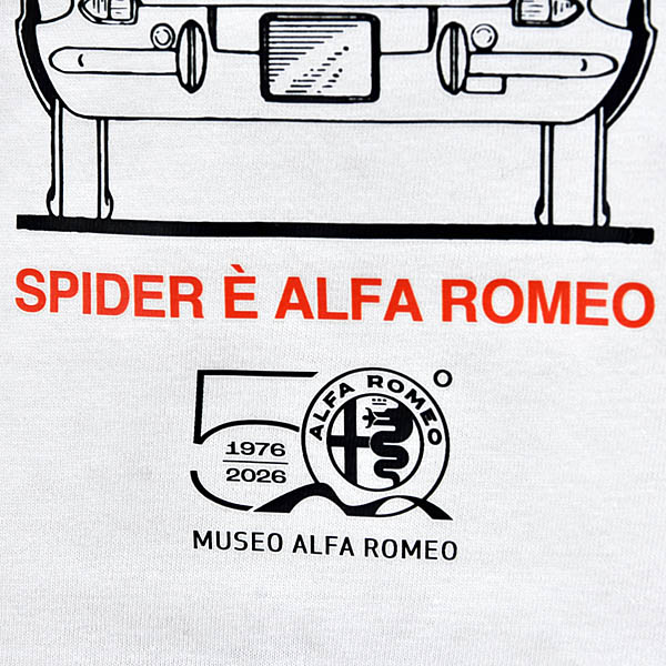 Official Alfa Romeo Spider 60th Anniversary T-Shirt (1966)