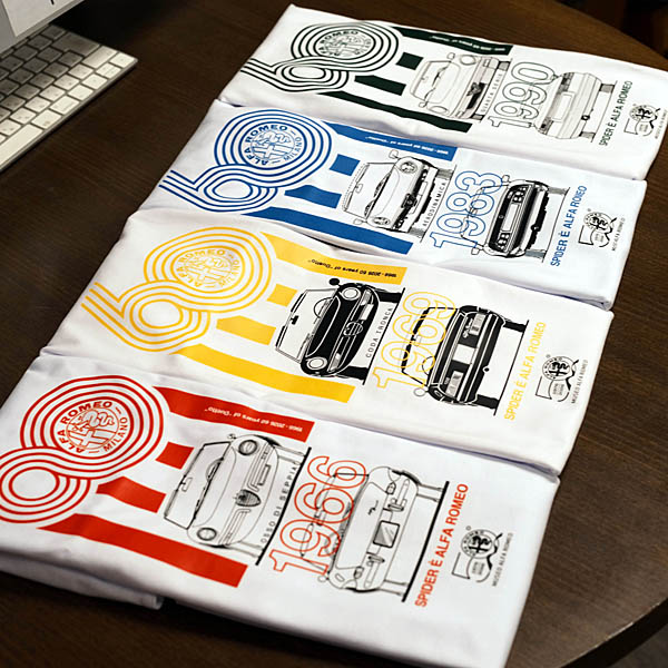 Official Alfa Romeo Spider 60th Anniversary T-Shirt (1966)