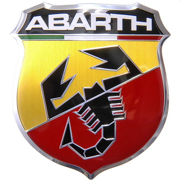 ABARTH Genuine 500/595/695 FRONT Emblem<br><font size=-1 color=red>06/14到着</font>