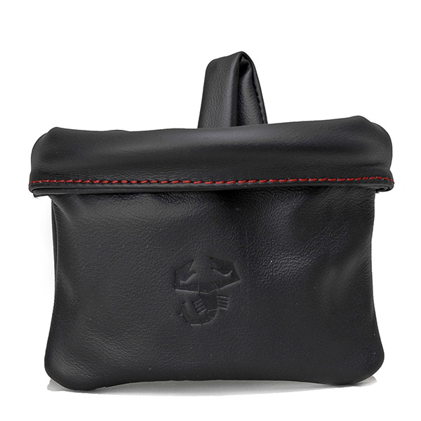 ABARTH Small Pocket Frau Leather (Black)