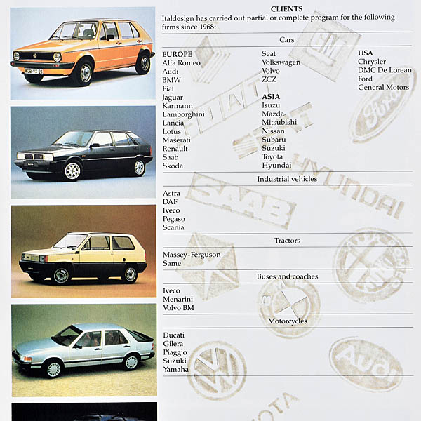 ITALDESIGN Company brochure, 1990