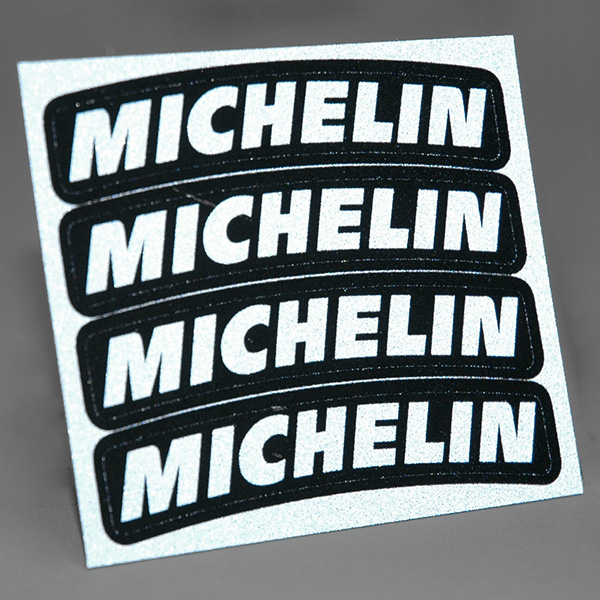 タイヤ用ロゴステッカー MICHELIN (反射タイプ/4枚セット) : イタリア自動車雑貨店 | イタリア車のパーツとグッズの公式オンラインショップ