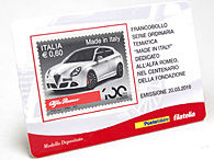 Alfa Romeo 100 anni POSTE ITALIANE POST CARD & STAMP Set