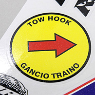 Racing Logo Sticker Set