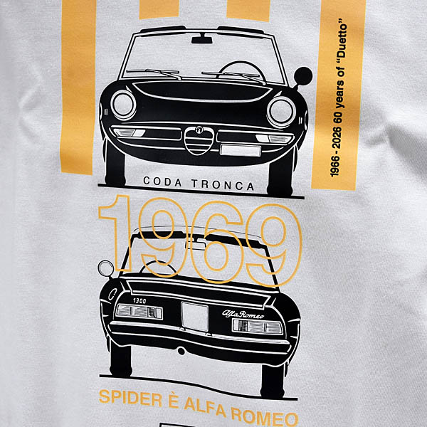 Official Alfa Romeo Spider 60th Anniversary T-Shirt (1969)