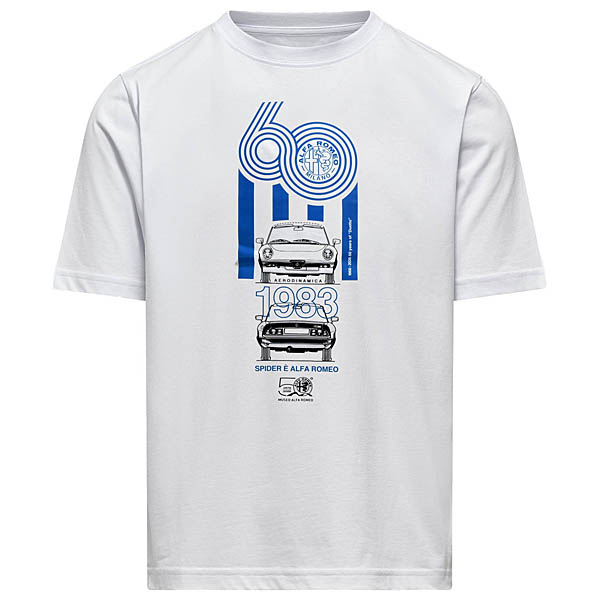 Official Alfa Romeo Spider 60th Anniversary T-Shirt (1983)