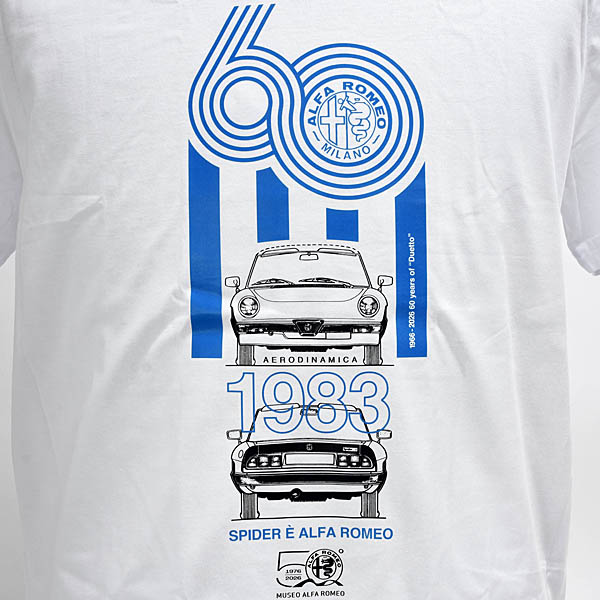 Official Alfa Romeo Spider 60th Anniversary T-Shirt (1983)