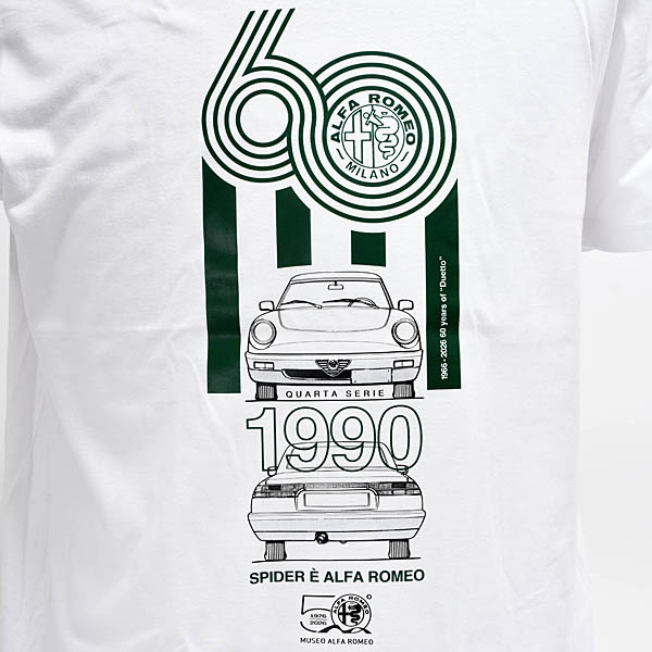 Official Alfa Romeo Spider 60th Anniversary T-Shirt (1990)