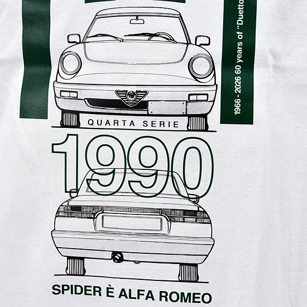 Official Alfa Romeo Spider 60th Anniversary T-Shirt (1990)
