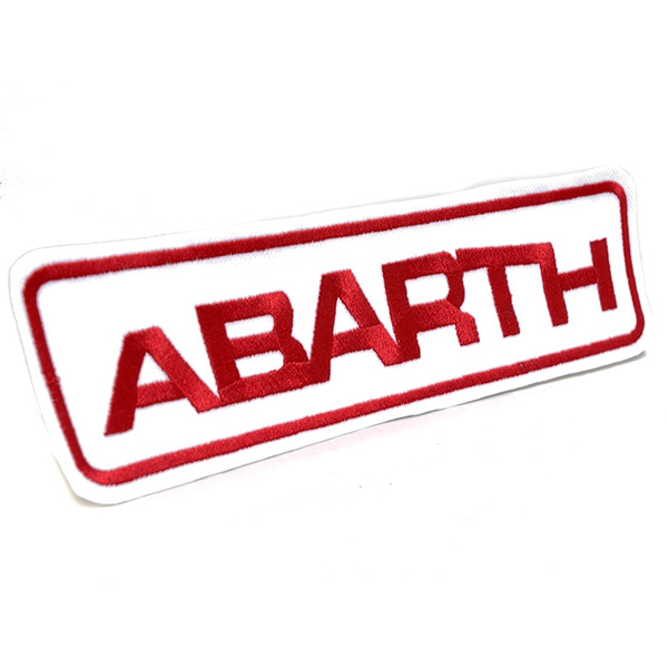 ABARTH Logo Patch(Large/White Base)