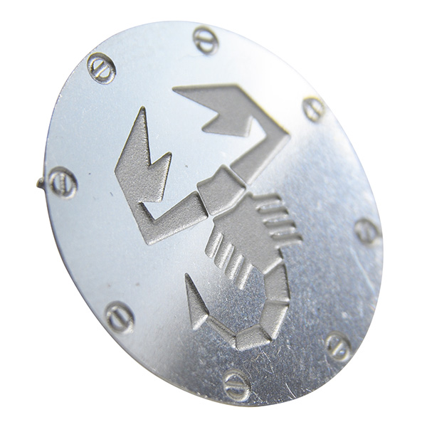 ABARTH Scorpione Aluminium Emblem(25mm)