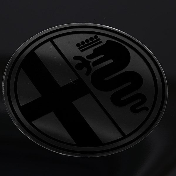 Alfa Romeo Emblem Sticker/Black (Clear Base)