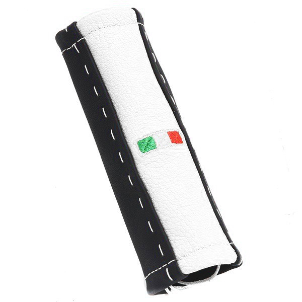 FIAT New 500 Leather Hand Brake Grip Cover -SMOKING-