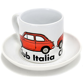 FIAT 500 CLUB ITALIAカップアンドソーサー