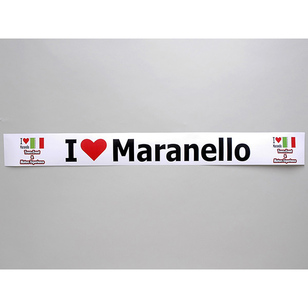I LOVE Maranelloウィンドウシールドステッカー