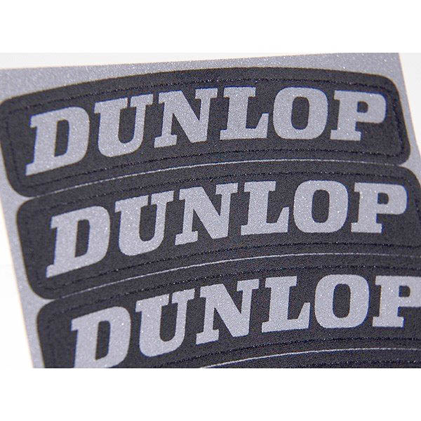 DUNLOP Logo Sticker for Tire (4pcs.)