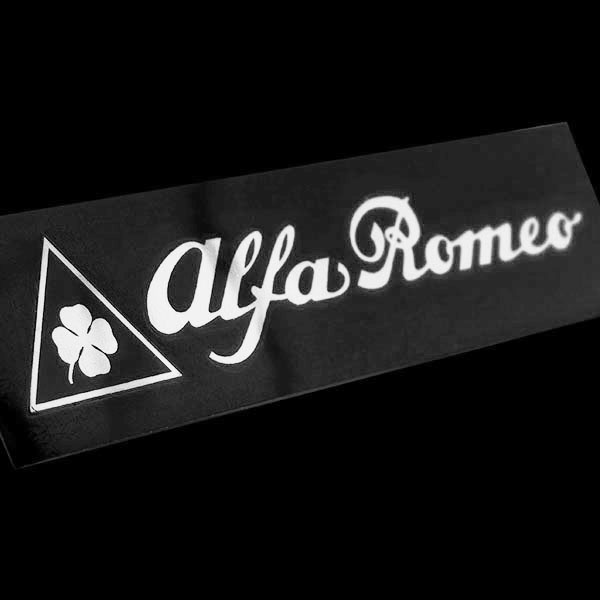 Alfa Romeo logo & Quadrifoglio Sticker (Die Cut/145mm) 