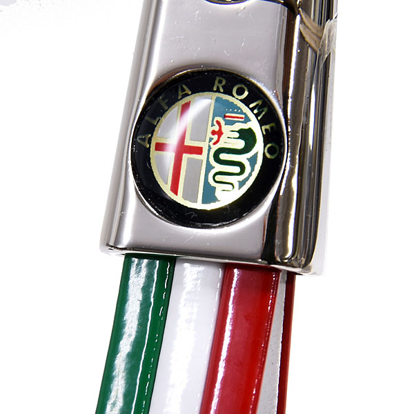 Alfa Romeo Tricolor keyring (slim type)