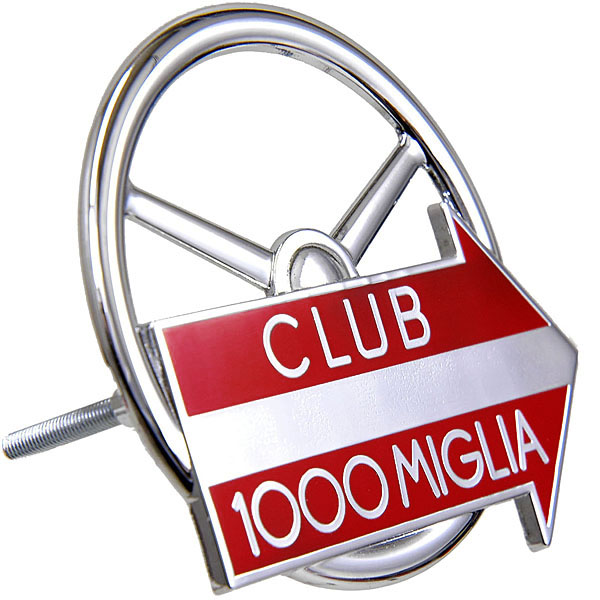 CLUB 1000 MIGLIA Grill Emblem(Chrome Silver)
