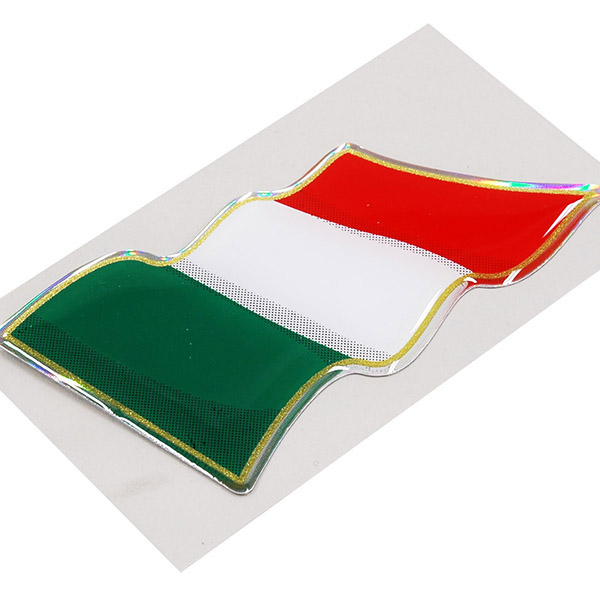 Italian Flag 3D Sticker