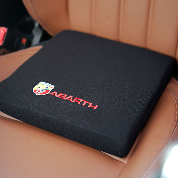 ABARTH Emblem & Logo Seat Cushion(Black)