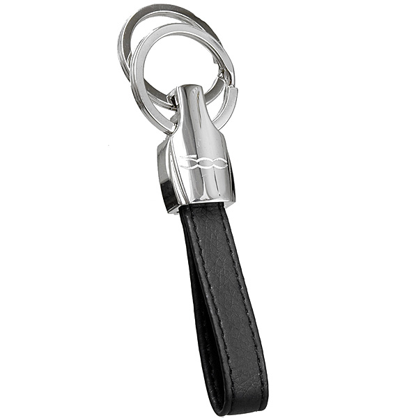 FIAT Strap Keyring (W-ring/Black)<br><font size=-1 color=red>06/12到着</font>