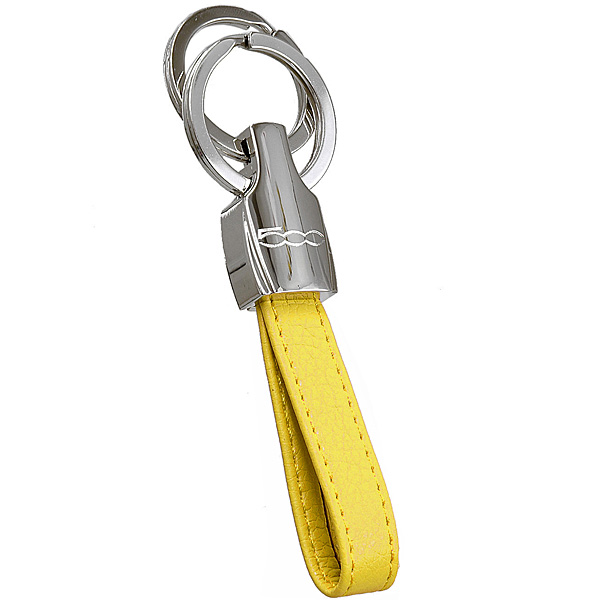 FIAT Strap Keyring (W-ring/Yellow)<br><font size=-1 color=red>06/12到着</font>