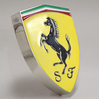 Ferrari SF Emblem Shaped Paper Weight