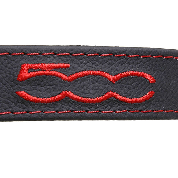 FIAT NEW 500 Trunk Strap (BlackBase/500 logo Red)