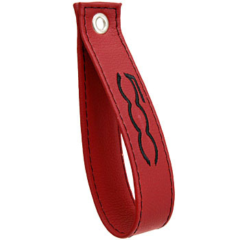 FIAT NEW 500 Trunk Strap (500 logo/Red)