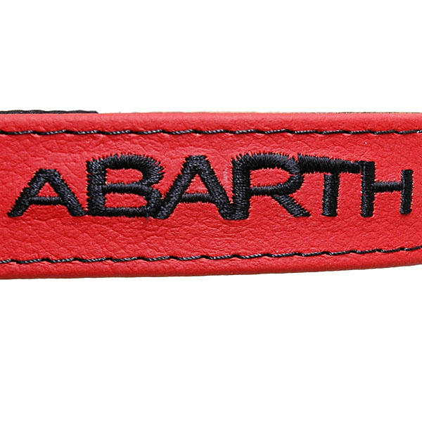 ABARTH 500 Trunk Strap (Red Base/ABARTH logo/Red)