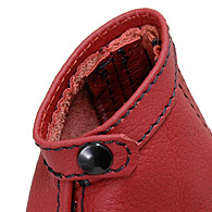 Alfa Romeo MiTo Leather Sidebrake Boots (Red/Black Steach/Snake)
