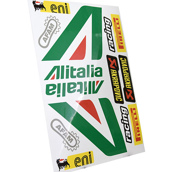Sponsor Logo Sticker Set (Alitalia)