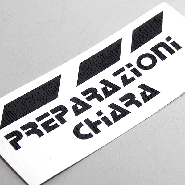 PREPARAZIONI CHIARA Sticker (Die Cut/Black)