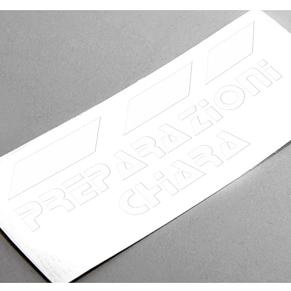 PREPARAZIONI CHIARA Sticker (Die Cut/White)