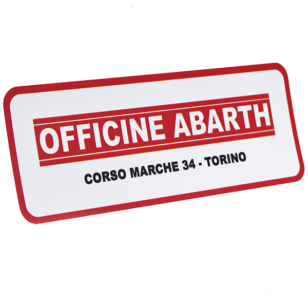 OFFICINE ABARTH -CORSO MARCHE 34-TORINOステッカー