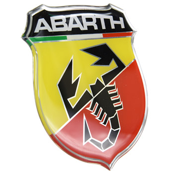 ABARTH純正3Dエンブレムステッカー (73mm)-21533-