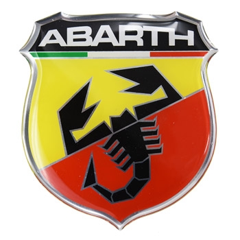 ABARTH純正3Dエンブレムステッカー (73mm)-21533-