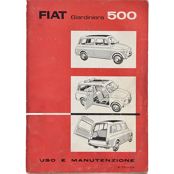 FIAT Giardiniera 500 1963 Original Owner's Manual
