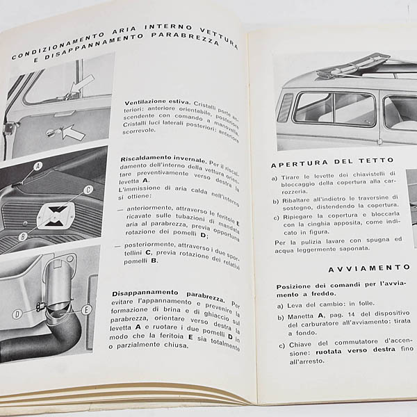 FIAT Giardiniera 500 1963 Original Owner's Manual