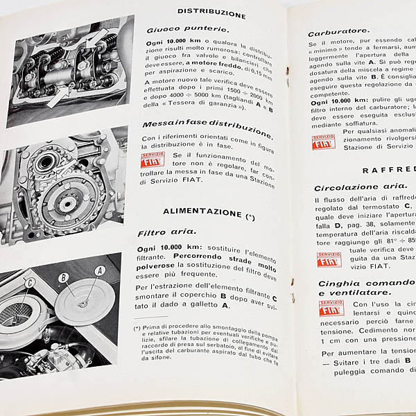 FIAT Giardiniera 500 1963 Original Owner's Manual