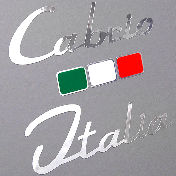 ABARTH Cabrio Italia Logo Sticker (Die Cut)