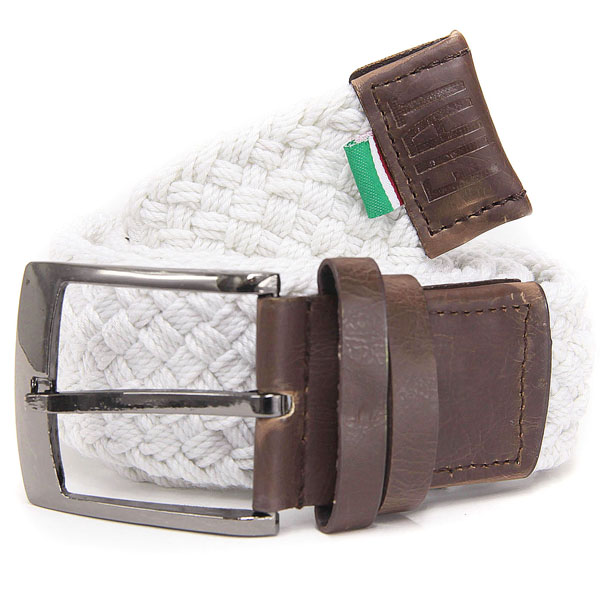 FIAT Leather & Canvas Belt