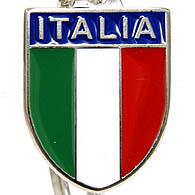 ITALIA Keyring (Shield Shaped)