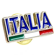 ITALIA Pin Badge (Logo & Flag)