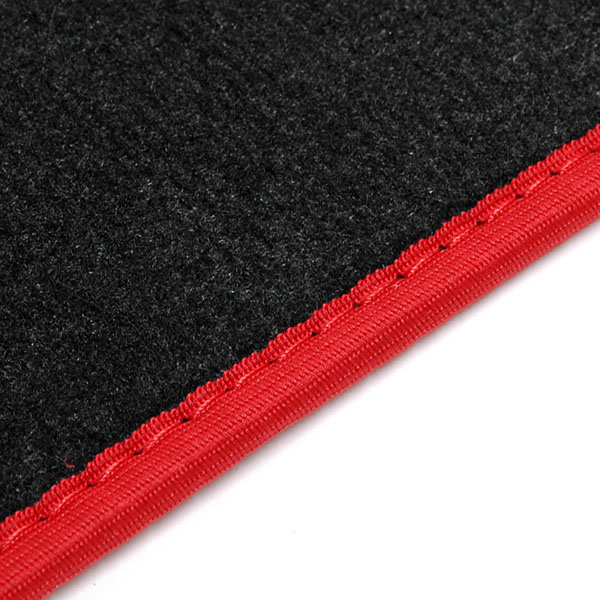 FIAT 500/ABARTH 500 trunk mat(black/500 red logo/red frame)