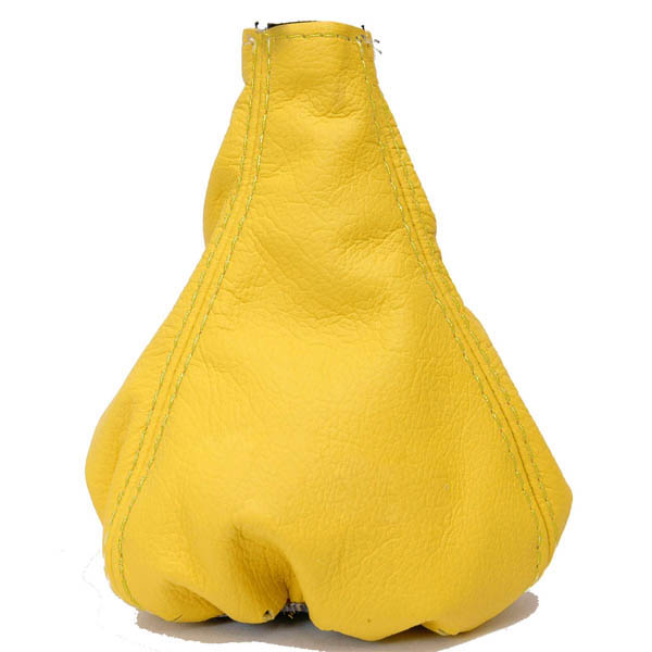 FIAT New 500/500 ABARTH Leather Shift Boots (Yellow)