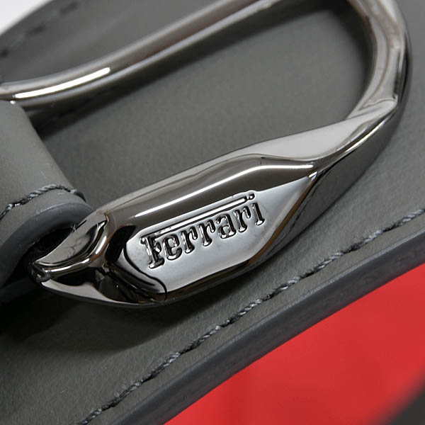 Ferrari Genuine Leather Belt (Gray)